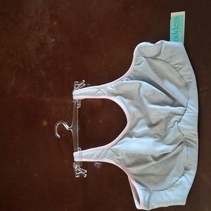 Goddess 6911 gray heather with pink trim 42DDD